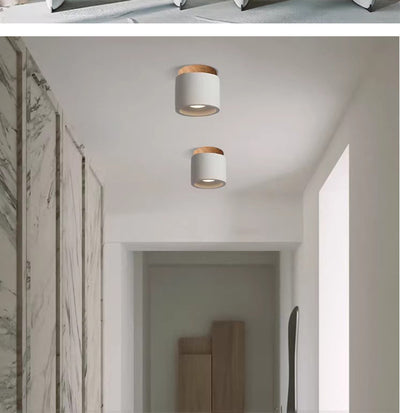 Lámpara de Techo Estilo Japonés con Estructura de Cemento y Diseño Silencioso - Image 18