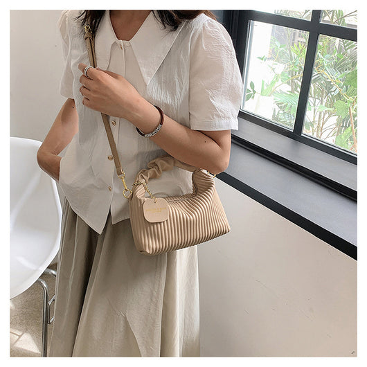 Bolsa Crossbody de Cuero PU con Pliegues Cloud - Elegante y Versátil - Image 20