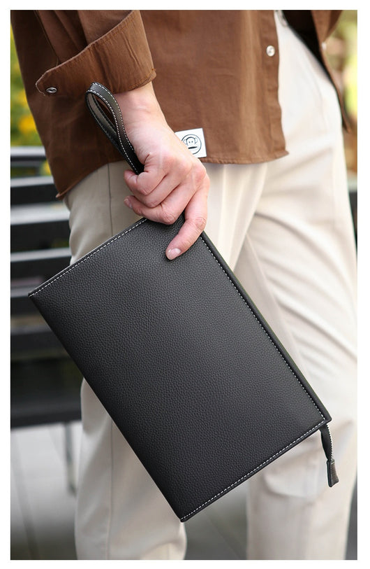 Maletín de Cuero Suave para Hombre - Estilo Casual Ejecutivo Moderno - Image 11