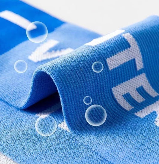 Medias de Compresión Deportiva Infantil con Diseño Patchwork de Contraste - Image 10