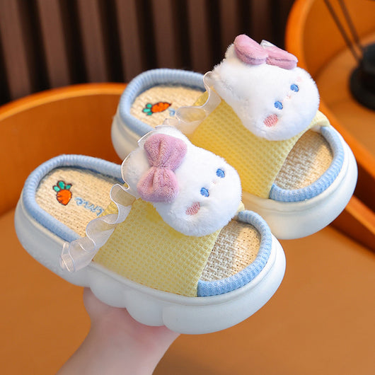 Pantuflas de Bebé en Lino y Algodón Transpirable - Image 5