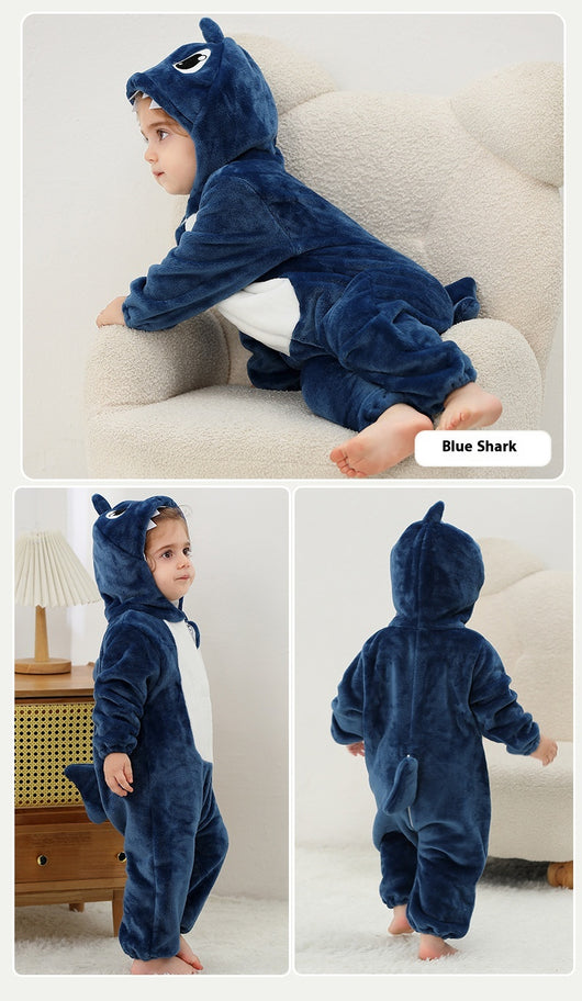 Pijama Enterizo de Franela con Diseño Animal para Bebé - Image 22