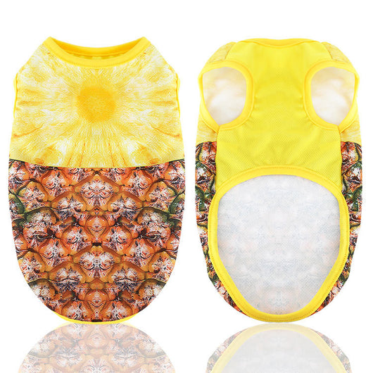 Ropa Fresca de Algodón para Mascotas - Diseño Ajustable Primavera Verano - Image 7