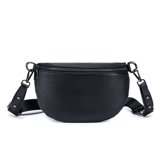 Bolso Mensajero de Cuero Genuino para Mujer - Diseño Minimalista Premium - Image 2