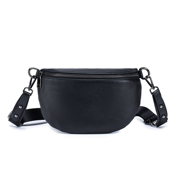 Bolso Mensajero de Cuero Genuino para Mujer - Diseño Minimalista Premium