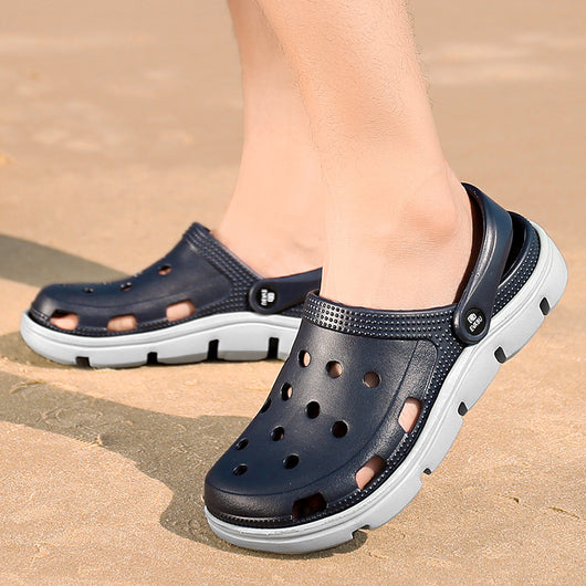 Sandalias Hombre Verano Tipo Zueco Baotou Outdoor Tendencia - Image 4