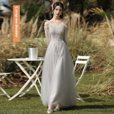 Vestido Slim Fit Gris para Mujer - Diseño Moderno y Versátil - Image 5