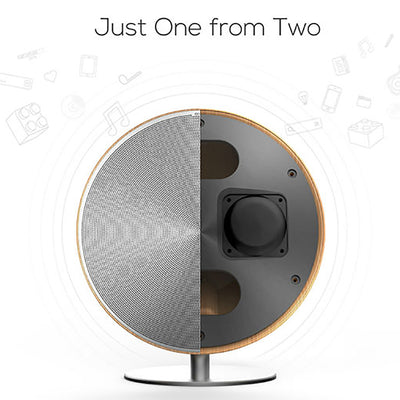 Parlante Bluetooth de Madera con Subwoofer M23 - Image 7