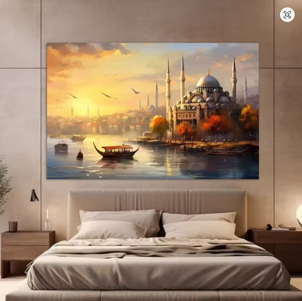 Cuadro Decorativo para Sala en Madera Maciza sin Marco