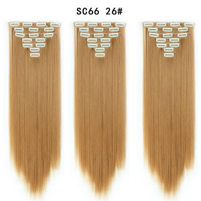 Set de Extensiones de Cabello con 16 Clips - Peluca de Fibra Sintética Premium - Image 18