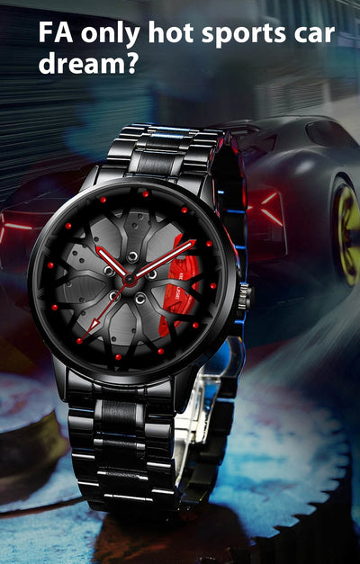 Reloj de Cuarzo Luminoso Impermeable para Hombre con Diseño de Calibrador - Image 17