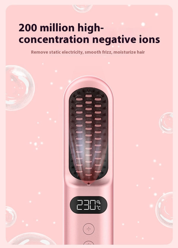 Peine Alisador Iónico Portátil con Cierre Abatible para Cabello - Image 7