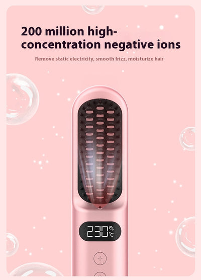 Peine Alisador Iónico Portátil con Cierre Abatible para Cabello - Image 7