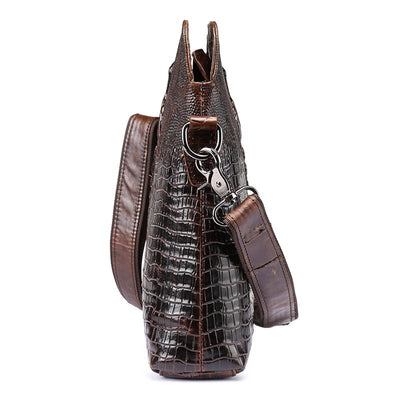 Bolsa de Hombro Casual en Cuero Encerado para Hombre - Image 5
