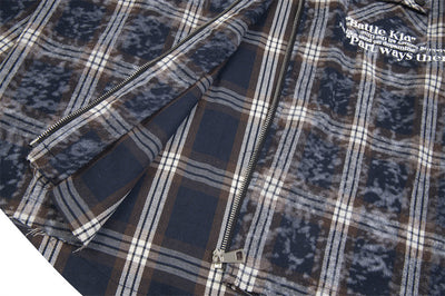 Camisa Cuadros Punk Oversized para Hombre - Image 11
