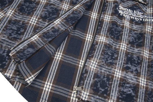 Camisa Cuadros Punk Oversized para Hombre - Image 11