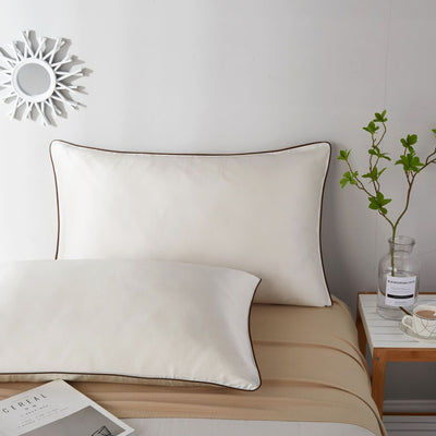 Funda de Almohada de Seda Satinada Liso de Un Lado - Image 10