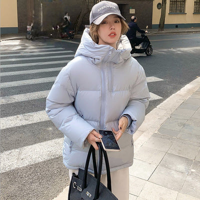 Chaqueta de Plumón Blanco Estilo Coreano - Image 3