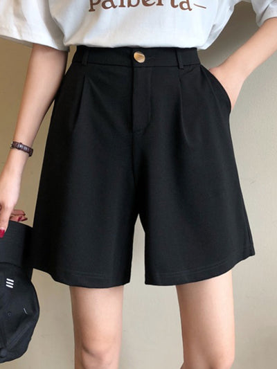Pantalones Cortos Holgados en Negro - Image 2