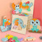 Puzle 3D de Animales de Dibujos Animados