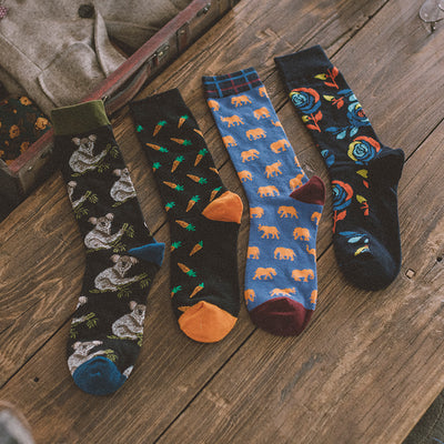 Calcetines Retro Británicos Premium - Caja de Regalo Creativa para Hombre - Image 19