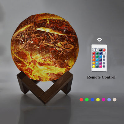 Lámpara LED 3D con Efecto Llama Pintada - Image 9