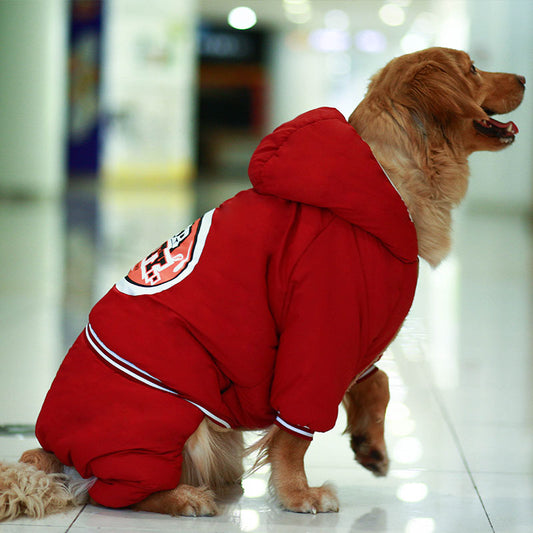 Abrigo Acolchado Resistente para Perros Grandes