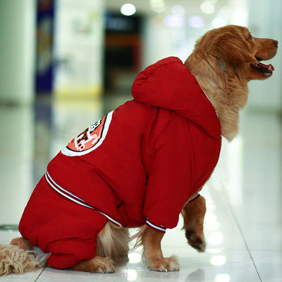 Abrigo Acolchado Resistente para Perros Grandes
