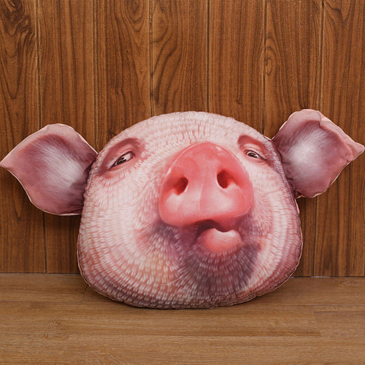 Peluche Cabeza de Cerdo - Juguete Suave y Divertido