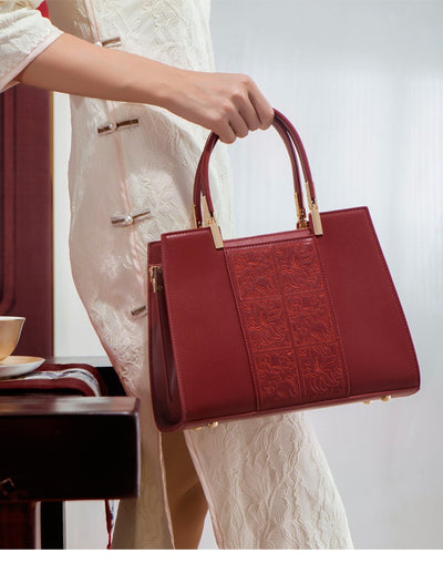 Bolso Rojo de Lujo para Mujer Sofisticada - Image 7