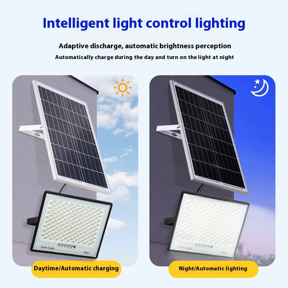Foco Solar LED Exterior Impermeable - Iluminación Inteligente para Jardín y Espacios Rurales