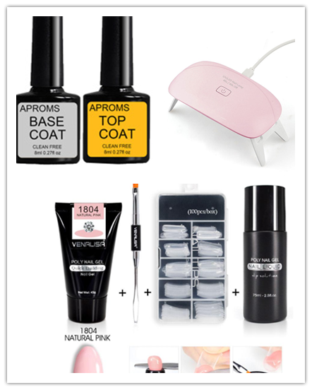 Kit Completo de Gel de Uñas Venalisa - Constructor Transparente y Camuflaje Jelly - Image 8