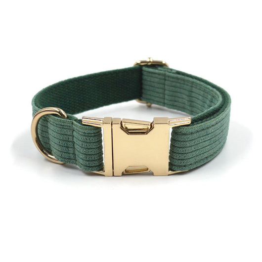 Collar para Perro en Pana Verde Oliva - Image 11