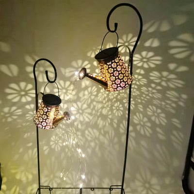 Lámpara Solar Decorativa con Diseño de Tetera para Jardín y Patio - Image 15