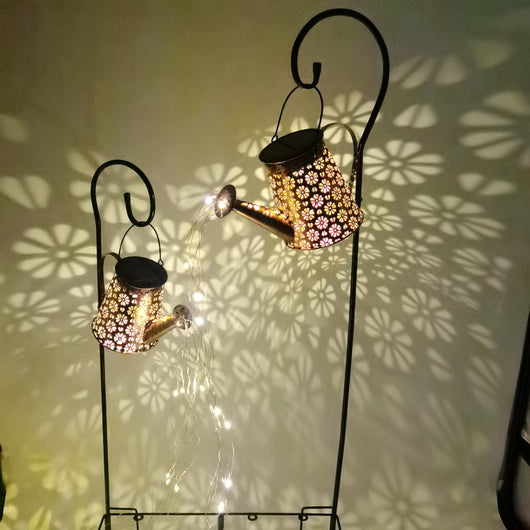 Lámpara Solar Decorativa con Diseño de Tetera para Jardín y Patio - Image 15