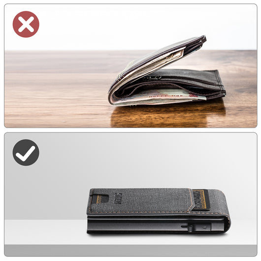 Billetera de Cuero Texturizado con Compartimentos para Tarjetas - Image 19