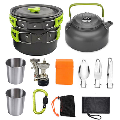 Kit de Cocina Portátil para Camping - Juego Completo de Aluminio - Image 4