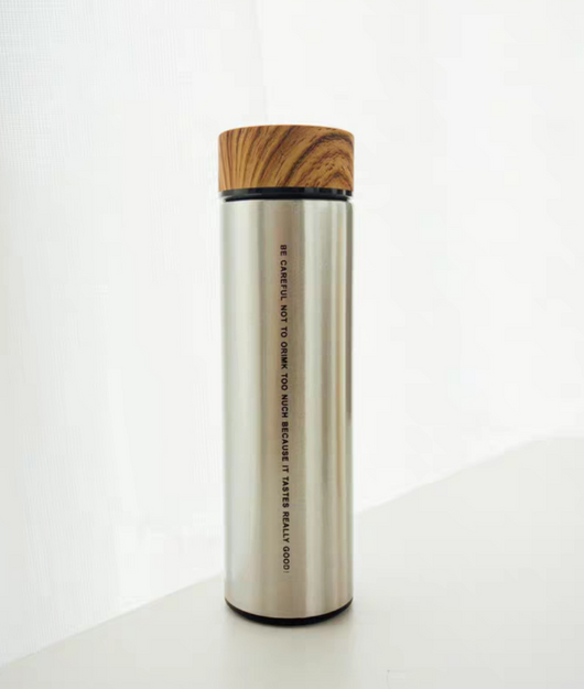 Taza Ejecutiva de Acero Inoxidable 304 con Diseño Veta de Madera - Image 9