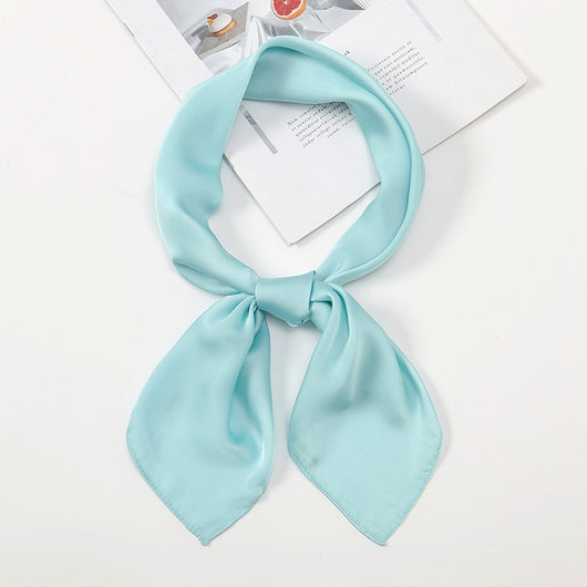 Pañuelo de Satén Liso Versátil y Elegante - Image 19
