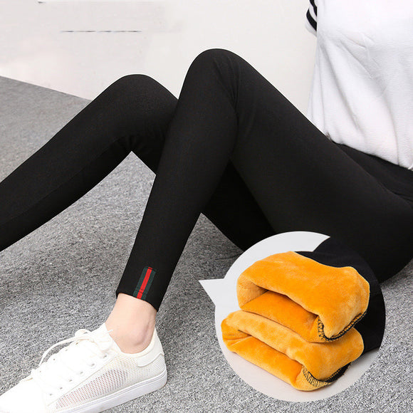 Pantalones Térmicos Ajustados para Mujer con Forro Polar Grueso
