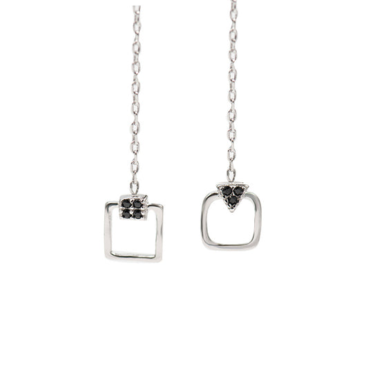Aretes Largos con Diamantes Brillantes - Image 2