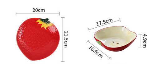 Plato de Cerámica Decorativo con Diseño de Frutas 8 Pulgadas - Image 15