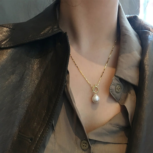 Collar de Perlas Barrocas Naturales