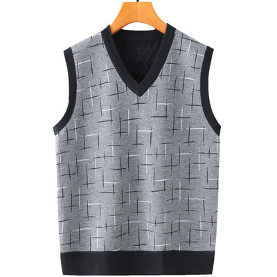 Chaleco Cardigan Hombre Primavera Otoño - Suéter Casual Edad Media - Image 17