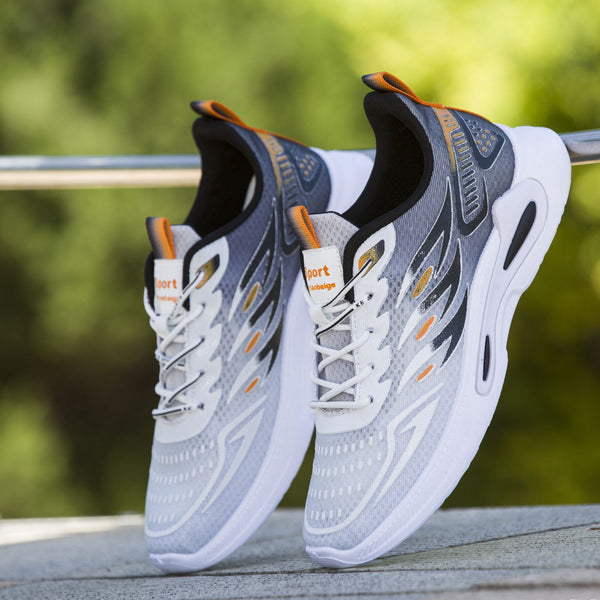 Zapatillas Deportivas Mesh Transpirables con Suela Suave Antideslizante para Hombre