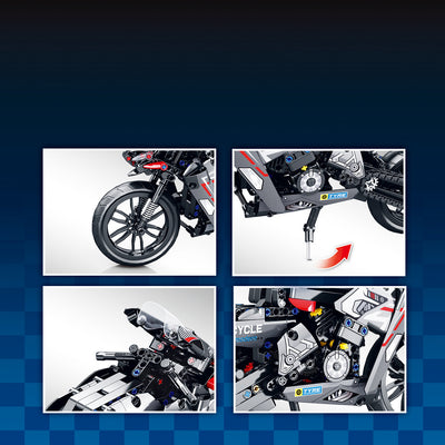 Bloques de Construcción Moto - Puzzle Educativo para Niños - Image 21