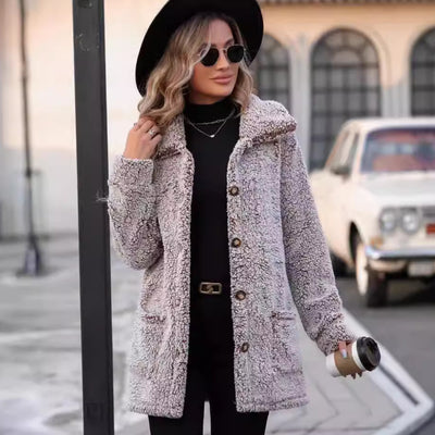 Chaqueta Acolchada de Algodón Suelta y Cómoda para Mujer - Image 3
