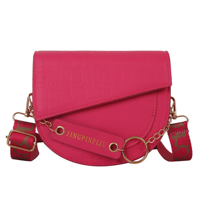 Bolso Bandolera Retro con Patrón de Piedra - Image 9