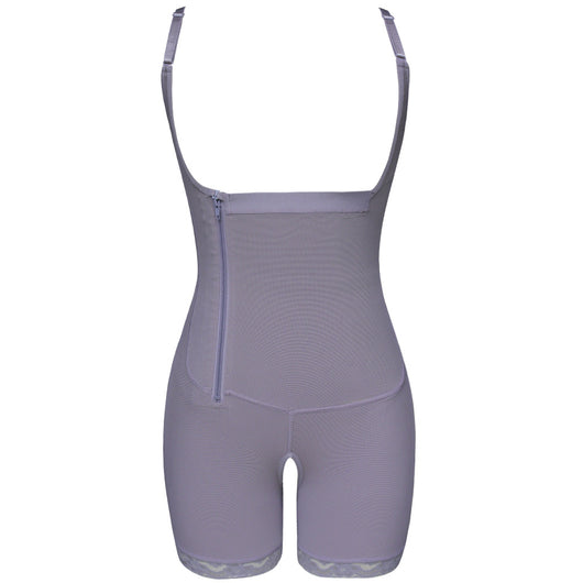 Jumpsuit Enterizo Melocotón con Corset para Mujer Talla Grande - Image 12