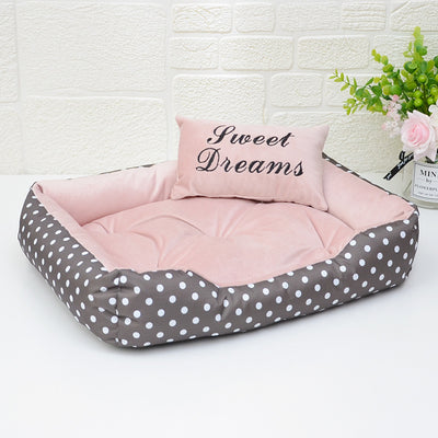 Cama Estampada de Cuatro Estaciones para Perros Pequeños - Image 3